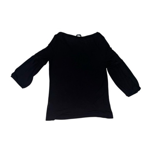 Escada Sport black Round Neck Baloon Sleeve Minimalist Monochrome size l - Picture 1 of 7